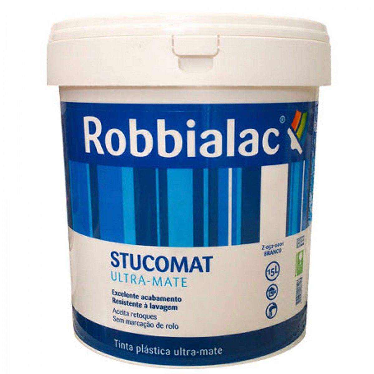 Tinta Stucomat Ultra Mate Branco L Robbialac Ovarmat